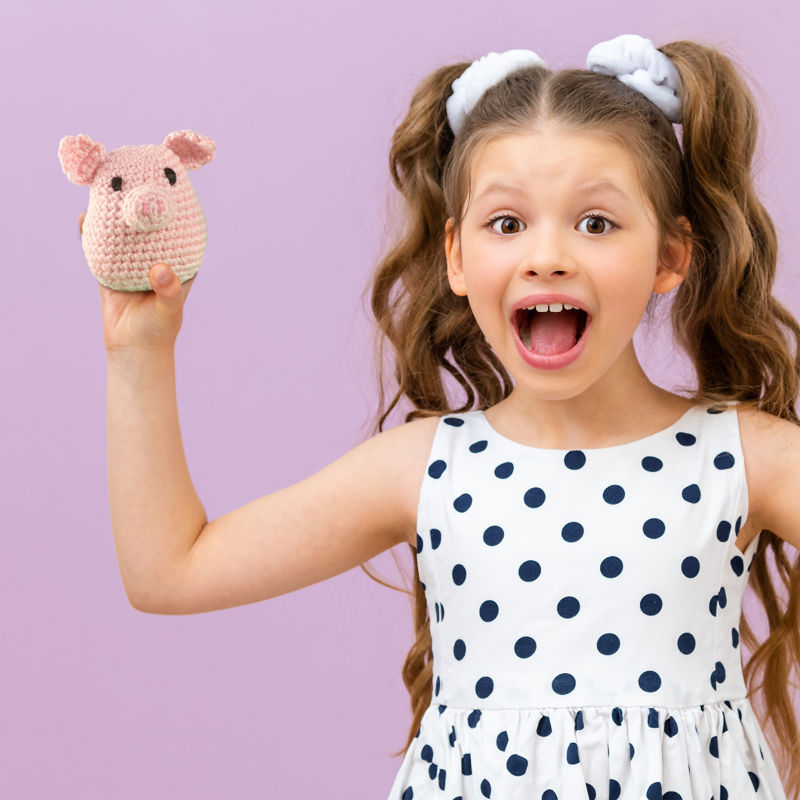 Crochet Kit for Amigurumi Animals - Complete DIY Craft Set for All Ages