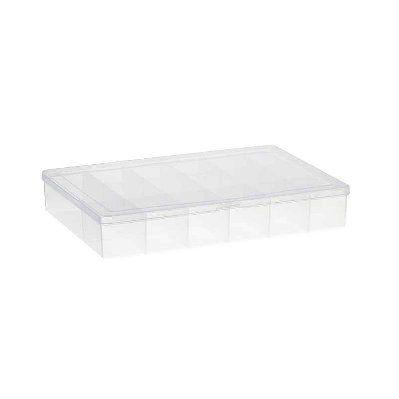 Bead Organizer 17 Compartment Storage Box Bulk 12 Pack for Beads Nuts Bolts Tacks