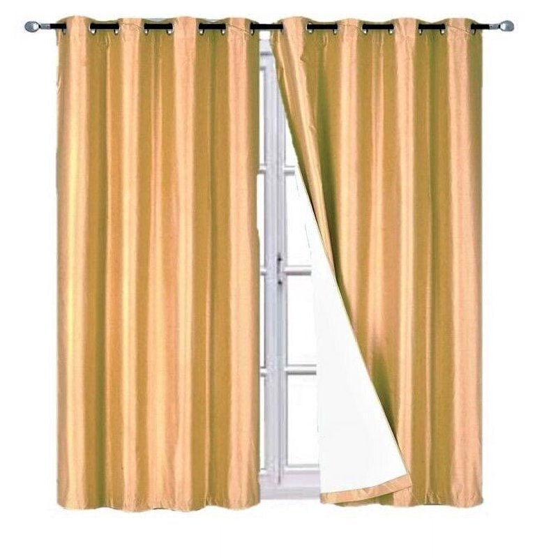 Blackout Window Curtain Panels 2 Pack 84 Inch Thermal Insulated Heavy Thick Grommet Top