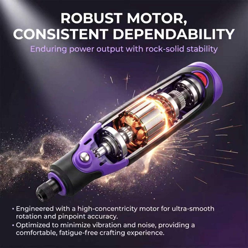 82-in-1 Cordless Engraving Pen Kit with 80 Accessories - Portable Rotary Tool for Wood, Metal, Glass, Jewelry