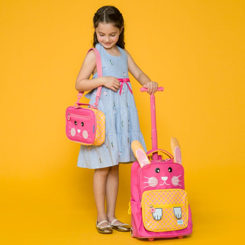 Kids Rolling Backpack for School & Travel - Toddler Suitcase with Wheels