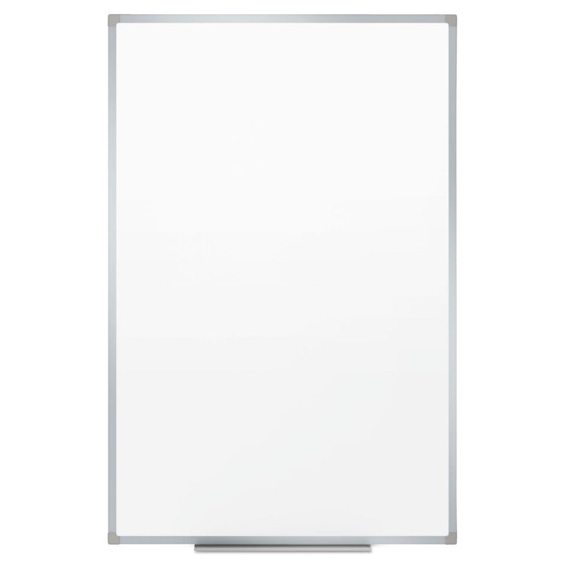 Melamine Whiteboard 3x2 ft with Aluminum Frame, Dry-Erase Surface