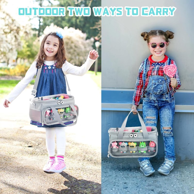 Kids Travel Storage Bag for Toniebox and Characters with Shoulder Strap