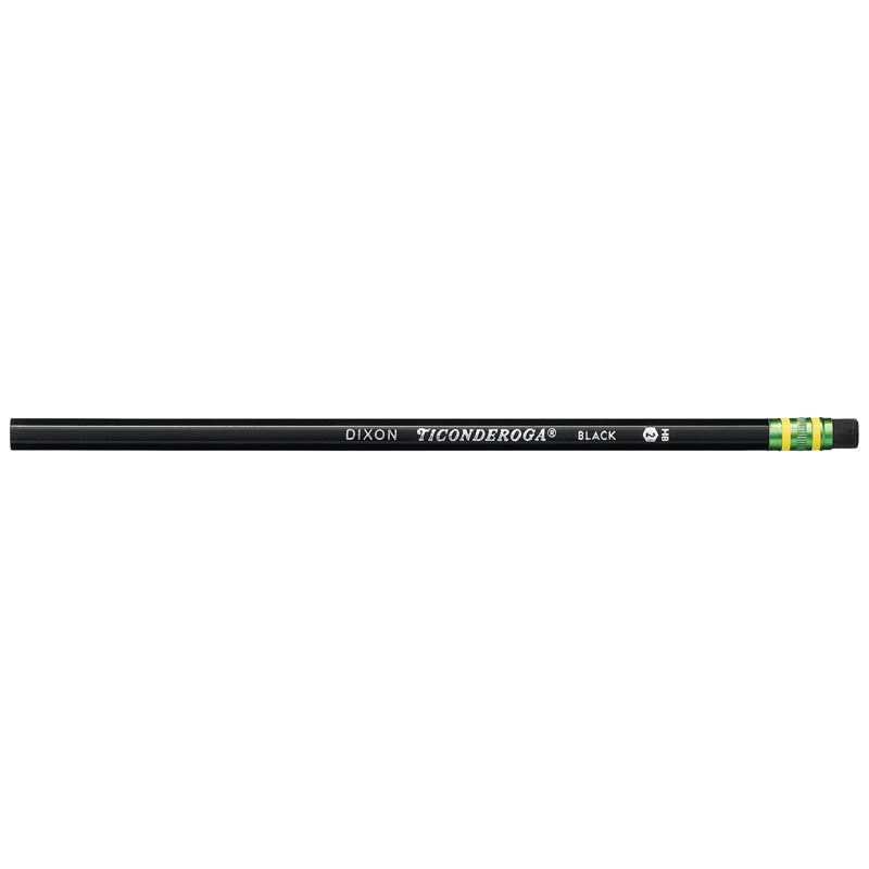 24 Count HB #2 Wood-Cased Pencils - Soft Lead, Black