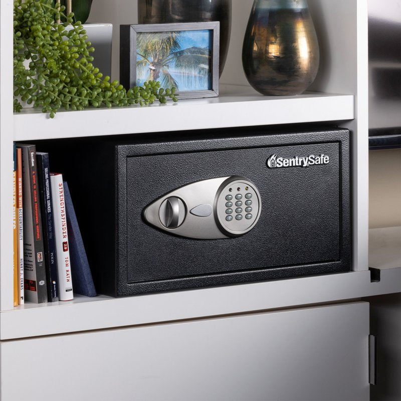 Security Safe with Digital Lock, 1 Cubic Foot Home & Office Safe