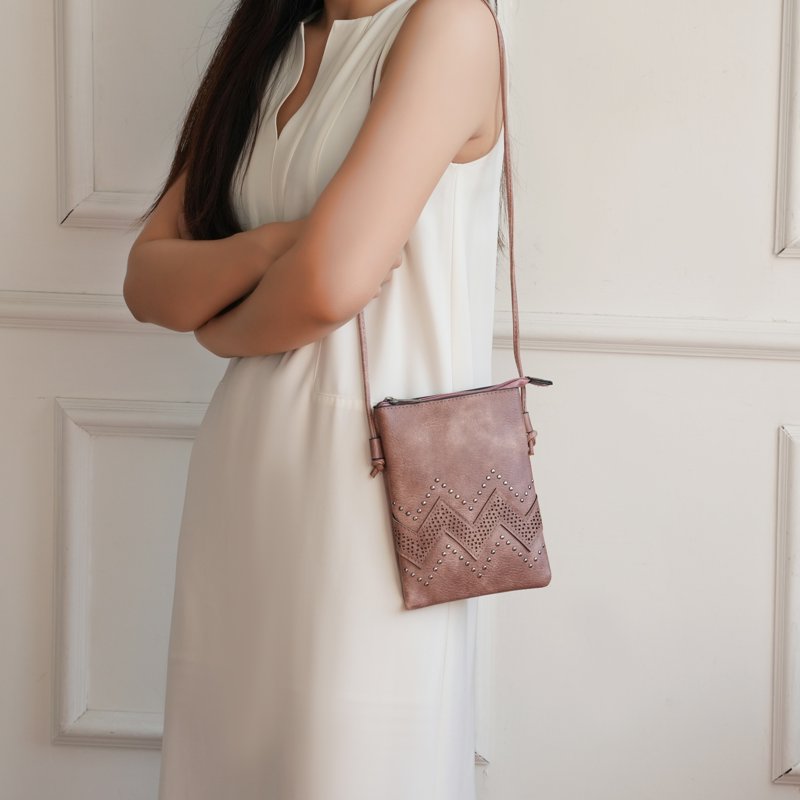 Crossbody Bag for Women Vegan Leather Small Purse Phone Wallet Organizer