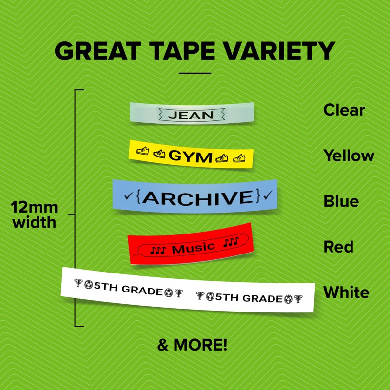 Handheld Label Maker for Home & Office - Portable, Customizable Labels