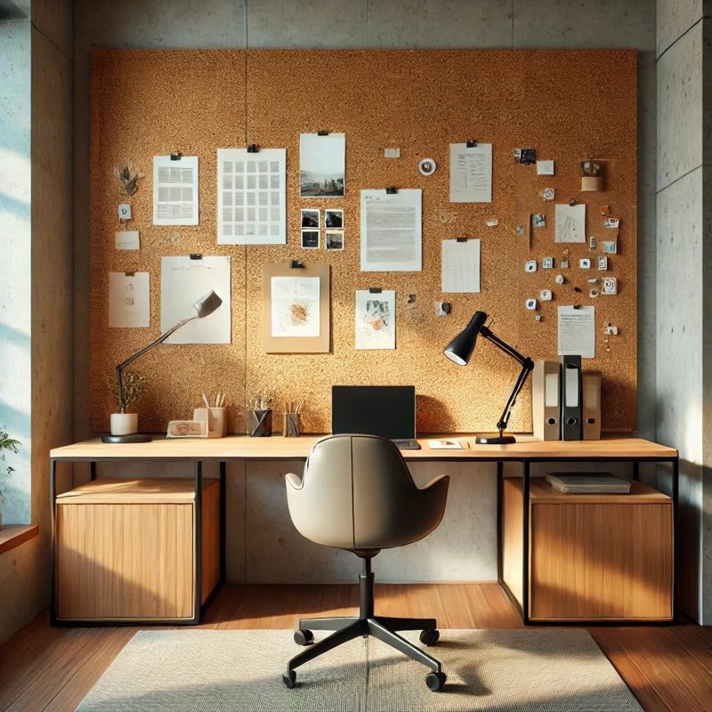 Natural Cork Bulletin Board Sheet 4x8 ft - Custom Tack Wall Covering