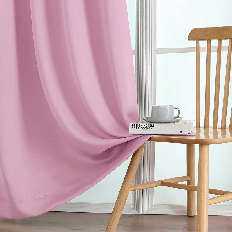 Blackout Curtains 40x54 Inches - Thermal Insulated Room Darkening Drapes for Bedroom & Nursery - 2 Panels