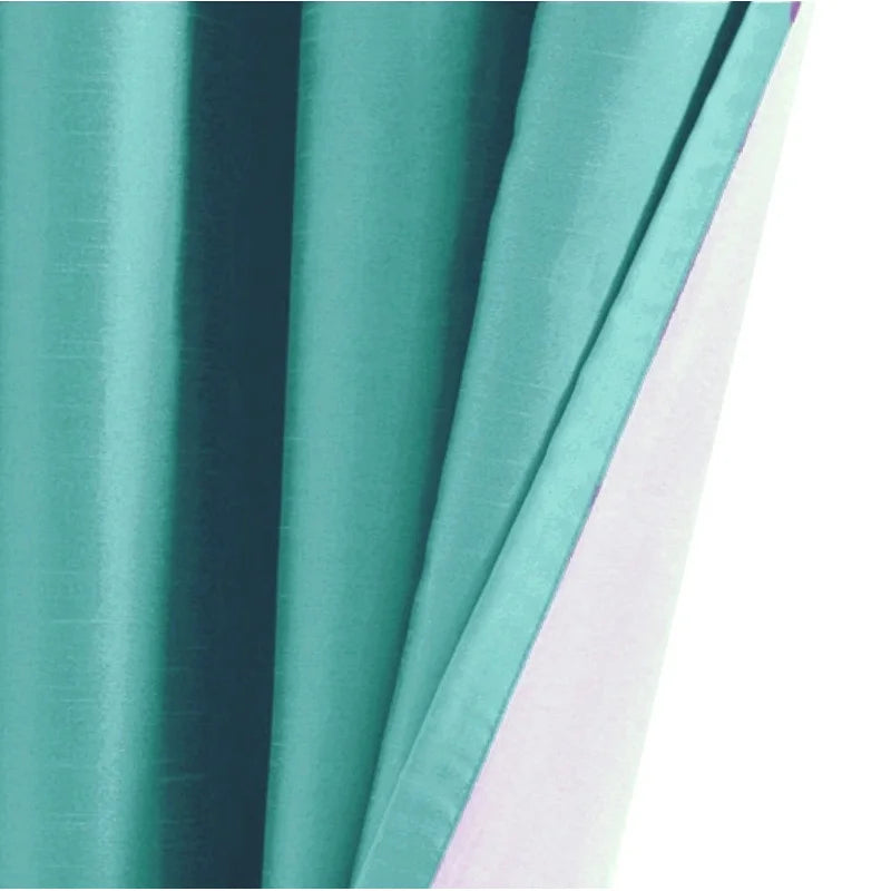 Blackout Window Curtain Drapes Set of 2 - Light Blocking Thermal Insulated Grommet Top Panels