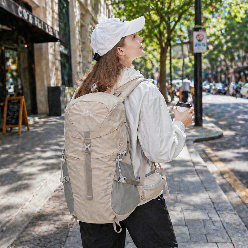 Lightweight Water-Resistant Hiking Backpack for Outdoor Travel, Men & Women