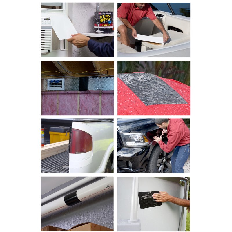 Clear Waterproof Repair Tape 4x5ft Pack - Heavy Duty Sealant for Patching & Bonding