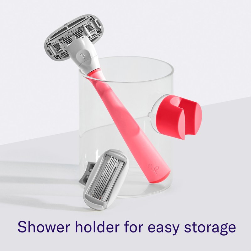 Women's Razor Shaving Set with 5-Blade Razor Handle and Cartridge