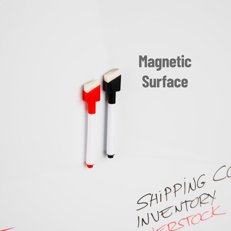 Magnetic Dry Erase Whiteboard Wall Mount 47.75 x 36 Inches Office & Home