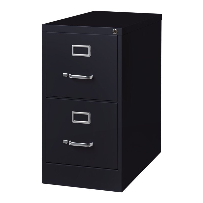 Vertical Letter File Cabinet with Lock - 2 Drawer Steel Storage Solution