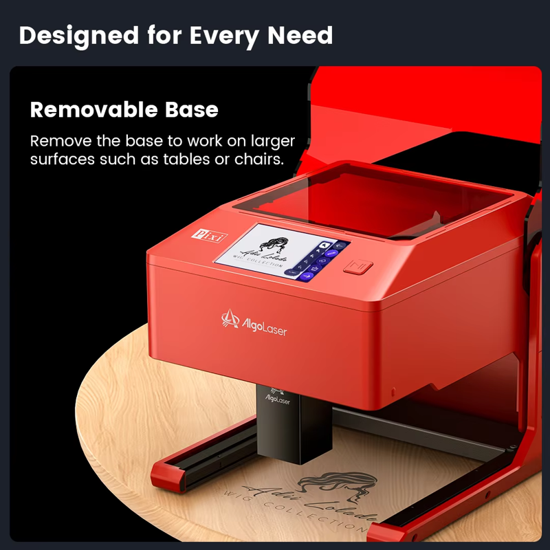 Portable Laser Engraver Machine with 3.5-inch Touchscreen - 10W for Wood Metal Glass