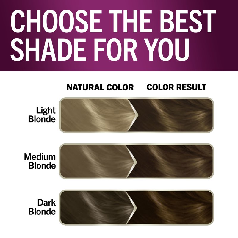 Permanent Hair Dye Kit with Keratin & Gray Coverage - Multiple Shades