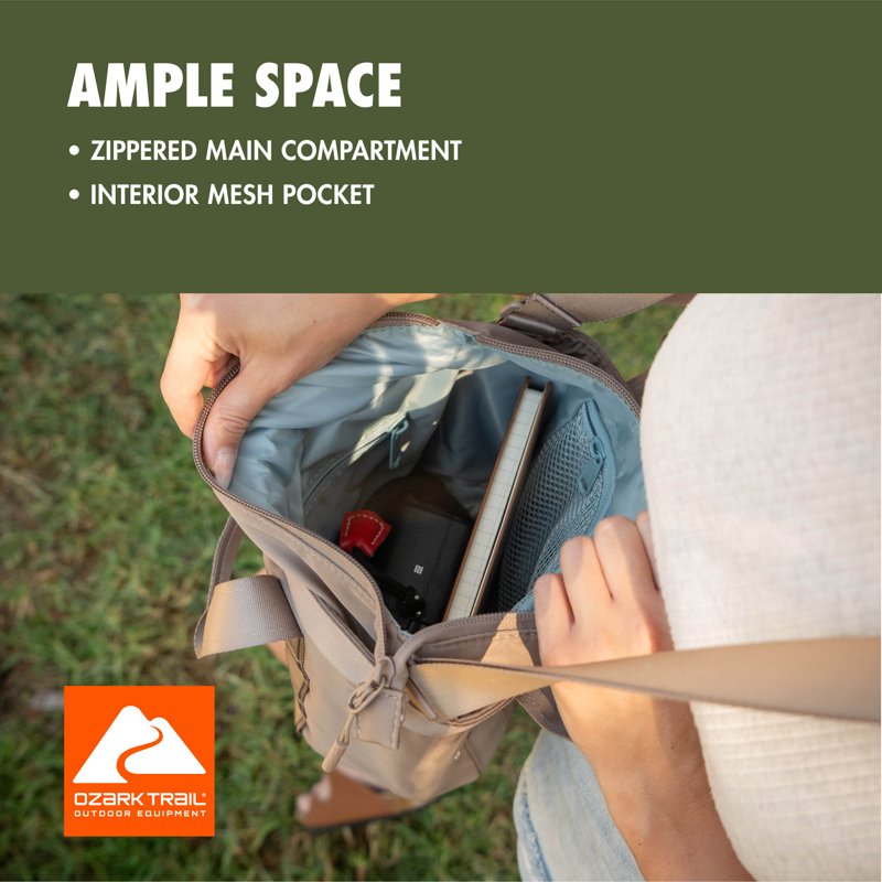 Unisex Compact Shoulder Bag with Adjustable Strap - 4.5L Capacity