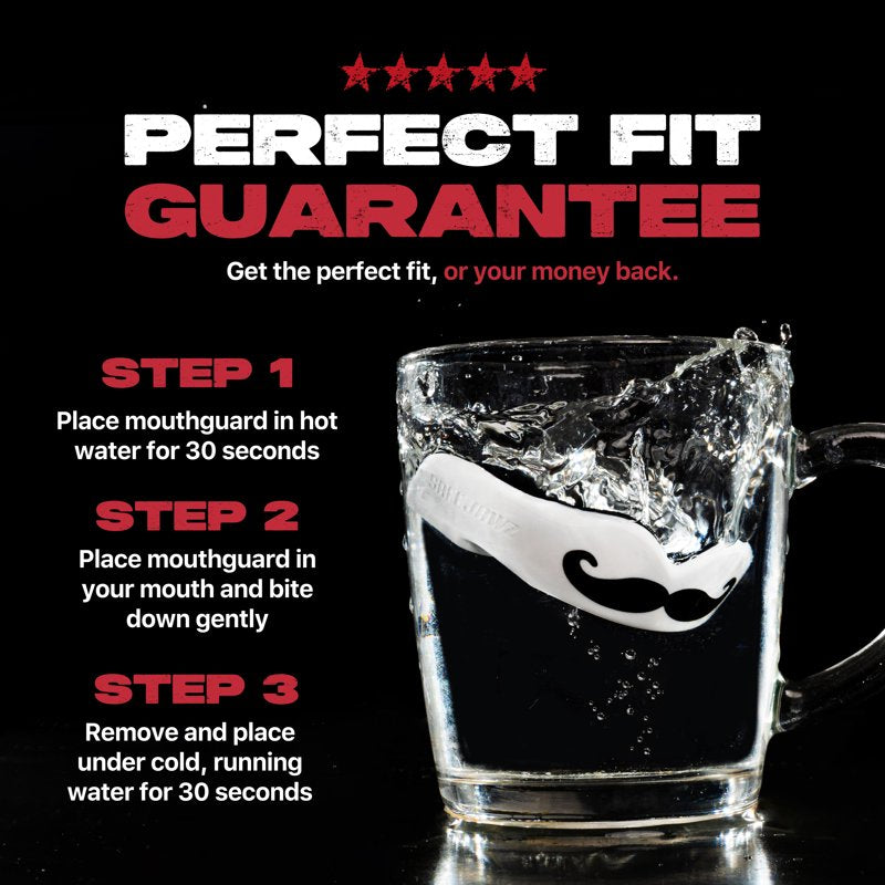 Sports Mouth Guard with Case - Dual Layer Impact Protection for Adults & Youth