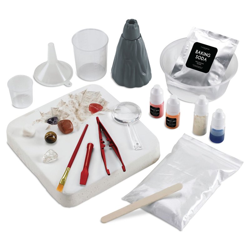 Science Experiment Kit with 17 Pieces - Chemistry, Physics & Archaeology Learning Set