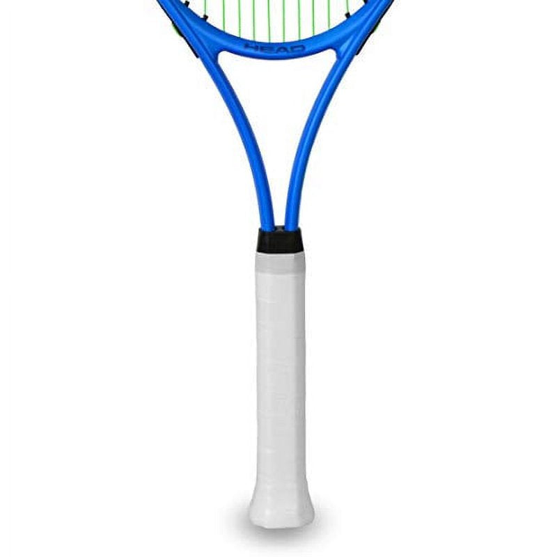 Adult Tennis Racket 27 Inch Blue Ti Conquest with 4 3/8 Grip - Beginner Friendly