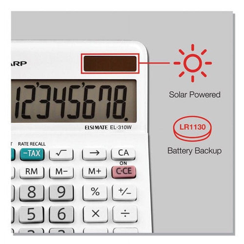 Mini Desktop Calculator 8-Digit LCD - Bundle of 5 Units