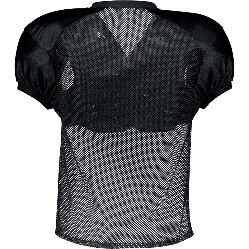 Youth Practice Football Jersey with Mesh Body and V-Neck - Russell Athletic
