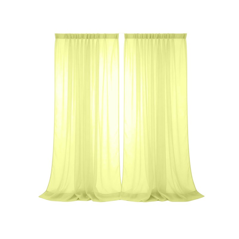 Semi-Sheer Lightweight Curtains for Living Room & Bedroom - 78 Inch Length