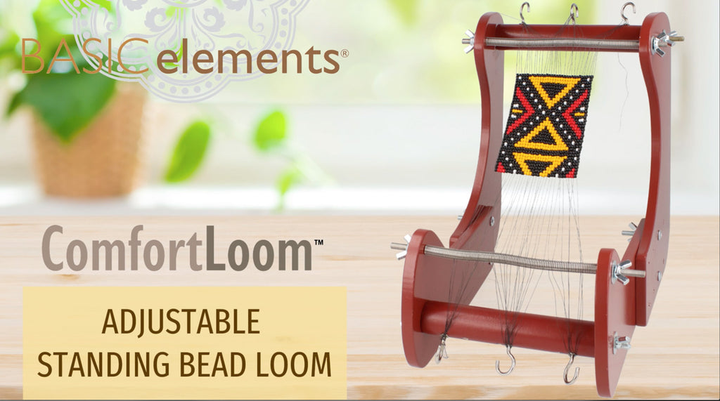 Adjustable Bead Loom with 4 Length Settings - Ergonomic Crafting Tool