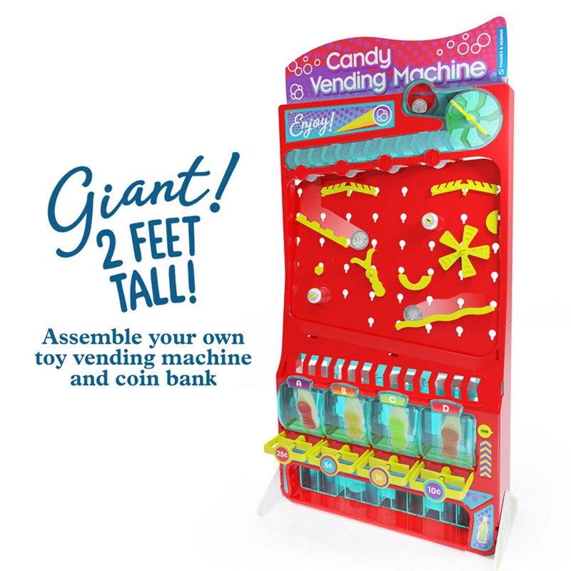 Candy Vending Machine Kit - Build and Play with Mechanical Stunts