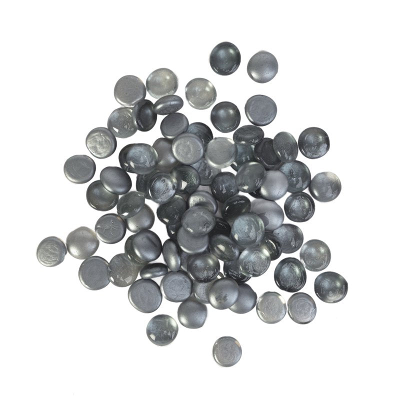 Gunmetal Matte Glass Gems 48 oz. Jar - Decorative Crafts & Vase Fillers