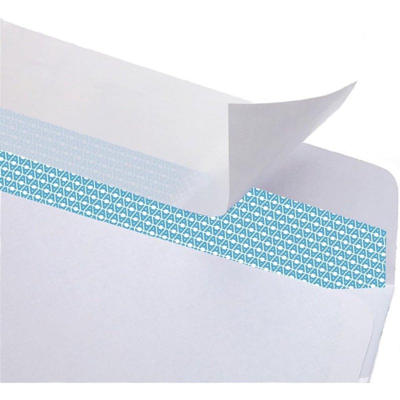Self-Seal Security Envelopes Windowless White 4-1/8" x 9-1/2" Office Mailers 100+