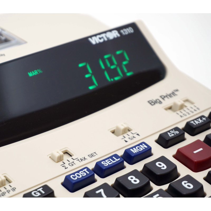 Thermal Printing Calculator with Large Display - Office & Home Use