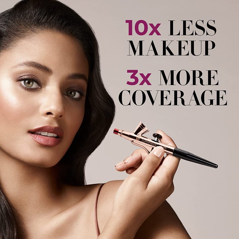 Airbrush Makeup System with Starter Kit for Flawless Foundation, Highlighter & Blush