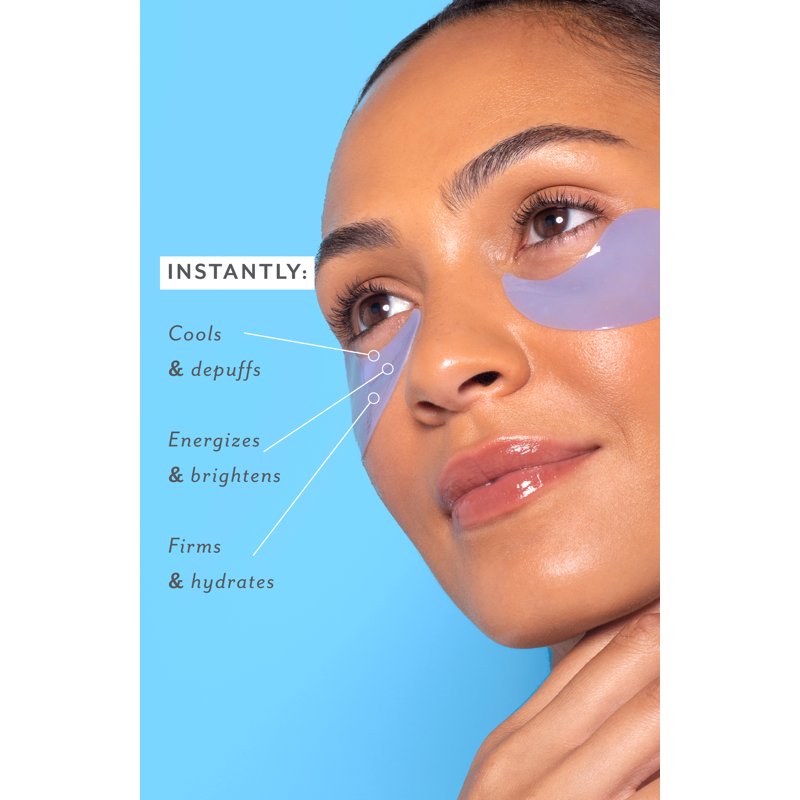 Under Eye Mask Gels - Cooling Firming Peptide & Botanical Hydrating Patches