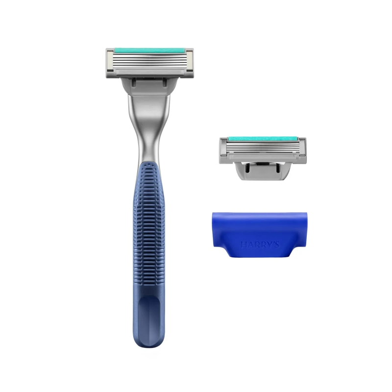 Men's Shaving Kit with Razor Handle & 14 Blades – Comfortable Close Shave