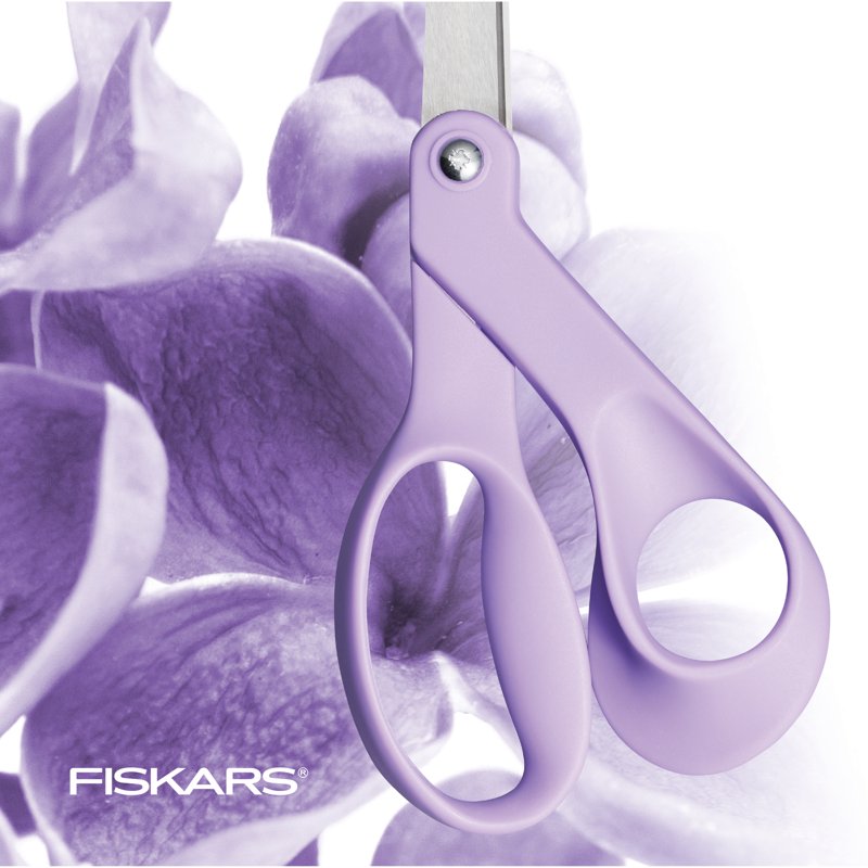 Fiskars Explore 8" Crafting and Fabric Scissors with Ergonomic