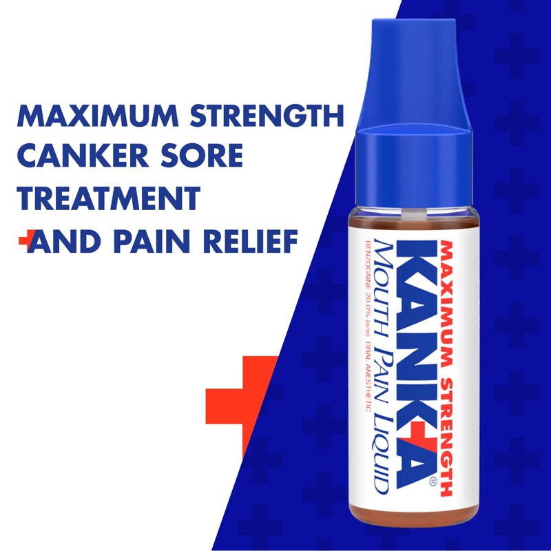 Oral Pain Relief Liquid with Benzocaine - Multipack Available