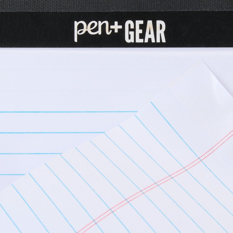 Heavyweight Narrow Ruled Legal Pads 6 Pack - 5x8 White Paper, 50 Sheets Each