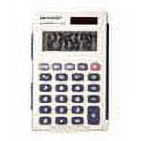 8-Digit Pocket Calculator with Hard Cover - Gray