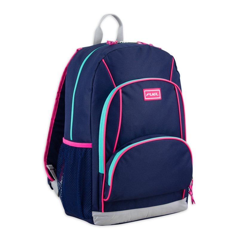 Unisex Triple Pocket Backpack - Multiple Colors & Prints, Comfortable & Spacious