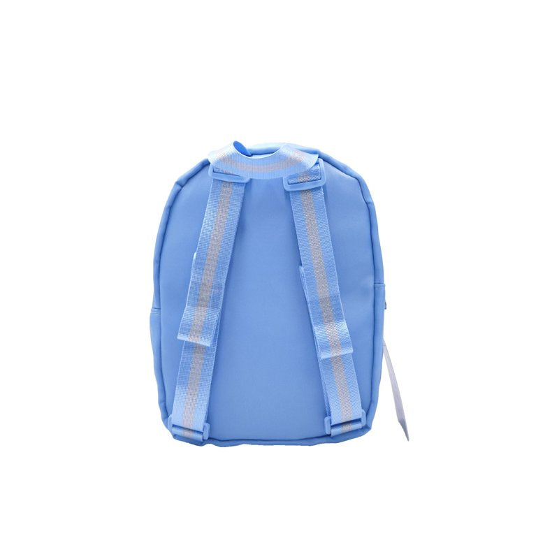 Girls Mini Backpack with Keychain - Kids School & Travel Bag, Blue