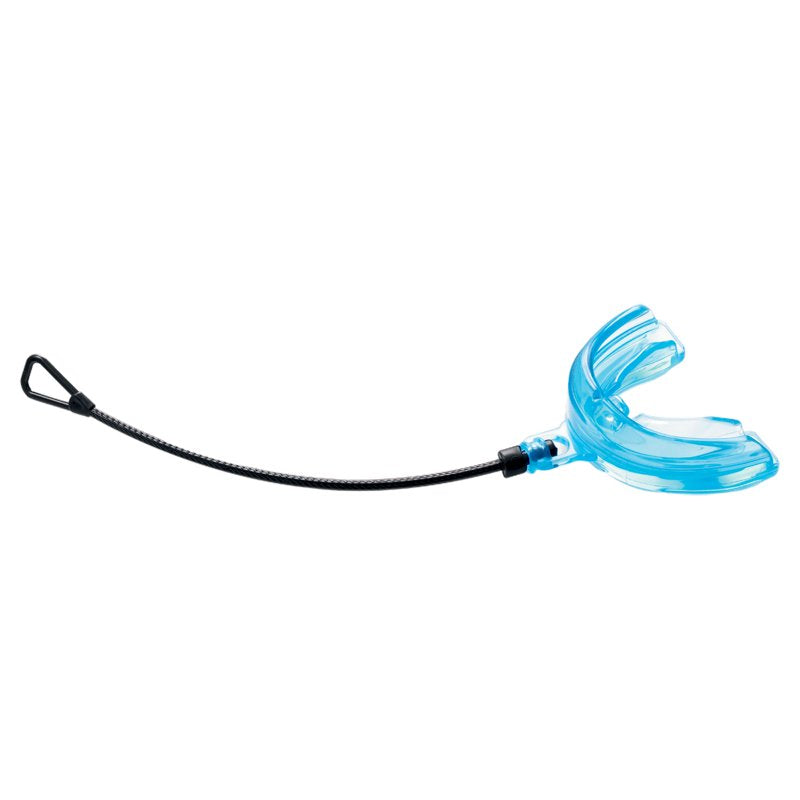 Athletic Braces Mouth Guard for Orthodontics - Instant Fit, Strapped or Strapless, Blue