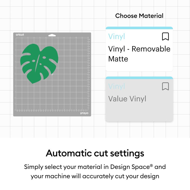 Cricut Removable Vinyl Sampler - 12 Sheets 12x12 Inches for DIY Crafts