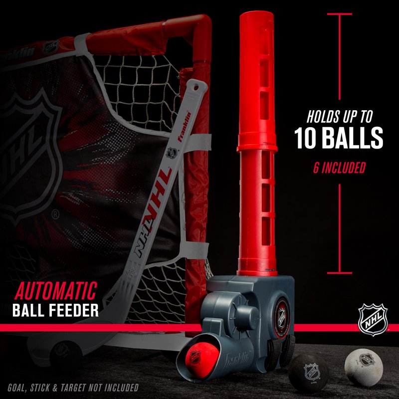 Mini Hockey Ball Passer - Automatic Foam Ball Shooter for Kids & Hockey Practice