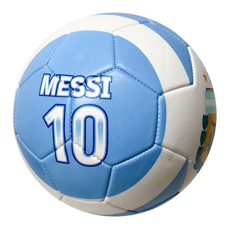 Icon Sports Messi #10 Soccer Ball Sky Blue/White – Sizes 2, 4, 5 – Variation 5