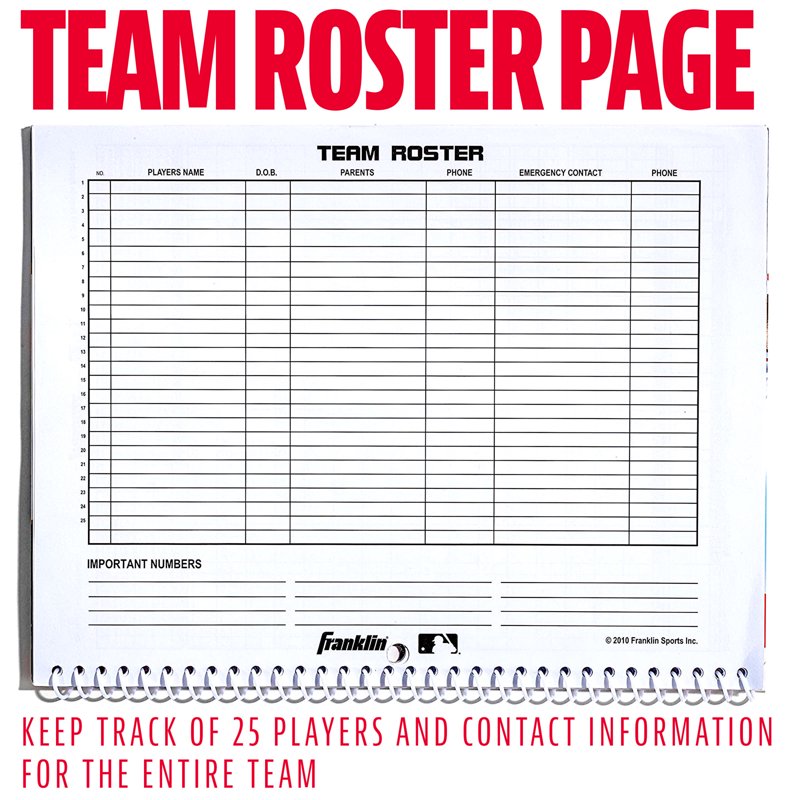 Baseball and Softball Scorebook - 25 Game Scorekeeping & Stats Book