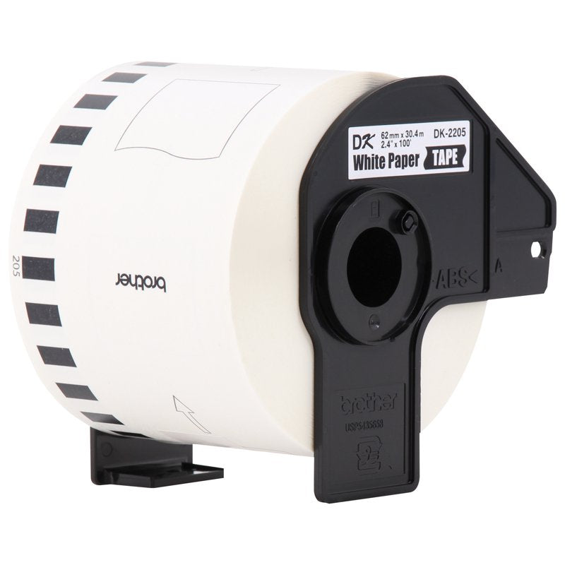 Continuous Paper Label Roll 24-Pack for Office & Shipping - 100 ft Length