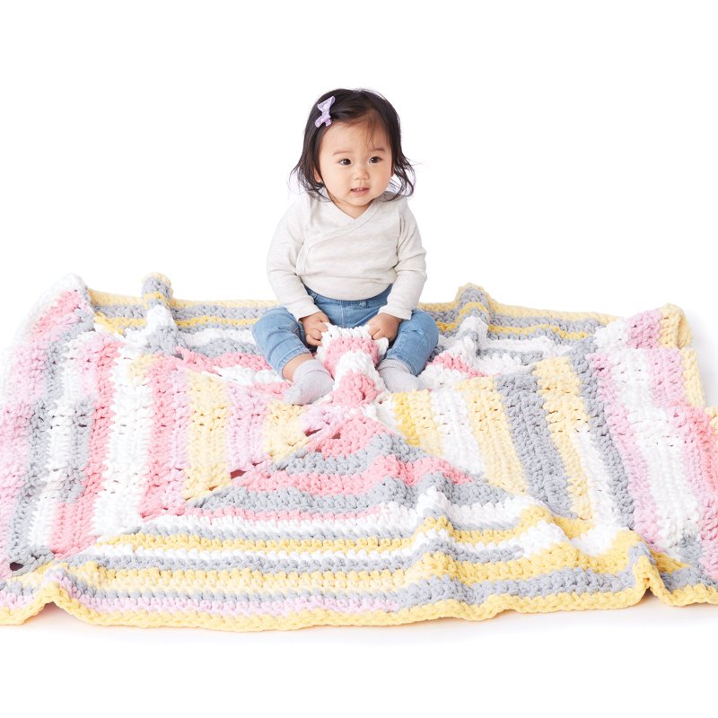Super Bulky Polyester Yarn for Baby Blankets & Garments - 10.5oz 4 Pack