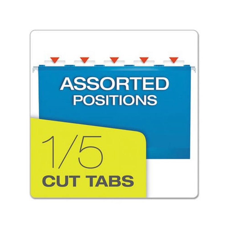 Reinforced Hanging File Folders with Box Bottom Legal Size 25 Pack